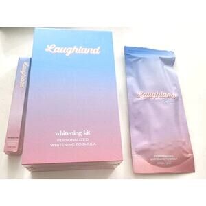 Laughland Teeth Whitening Kit W/ UV light, Formula, And 1 Pen! New!